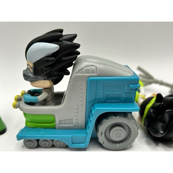 PJ Masks Figures 3” LOT Of 7 Catboy Owlette Gekko Romeo Night Ninja + Telescope - Picture 5 of 8